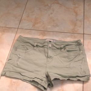 Ymi light green shorts